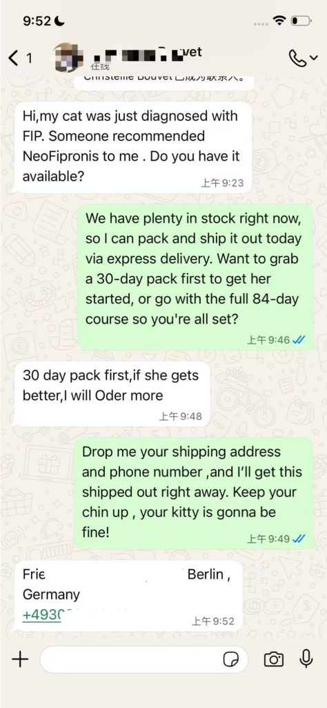 Lux NeoFionis Oral GS-441524 Tablets customer review